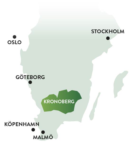 region kronoberg sverigekarta